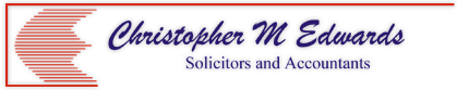 Christopher M Edwards - Solicitor and Accounts logo